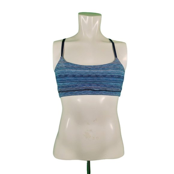 Lululemon True Self II Boho Macrame Racerback Sports Bra Blue 8 - Picture 5 of 8
